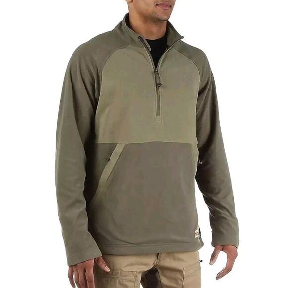 FjallRaven Vardag Lite Fleece Laurel Green / Light Olive Size Large - Picture 1 of 6